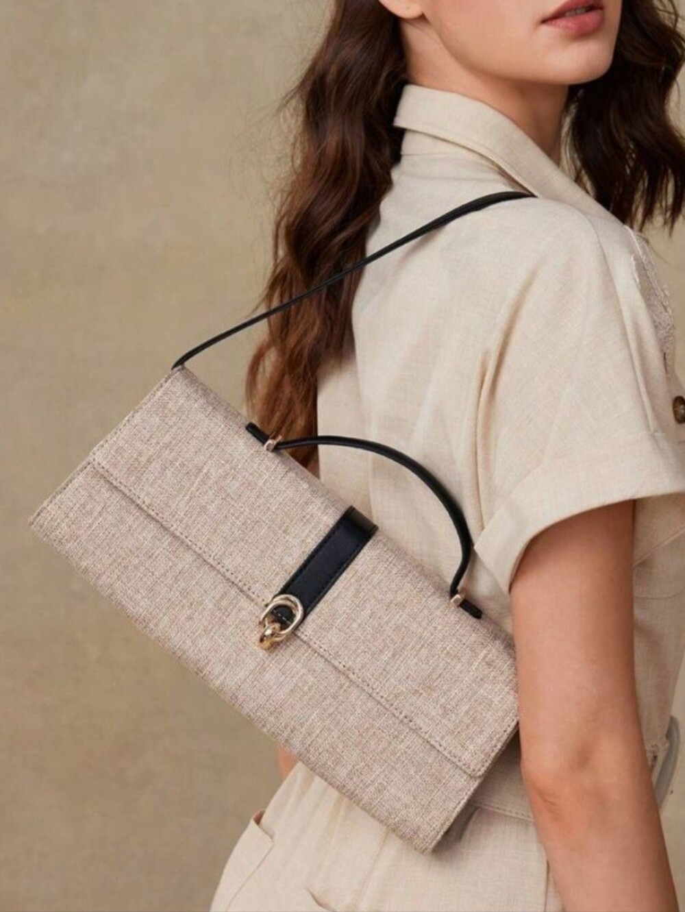 Motf Baguette Shoulder Bag Purse
